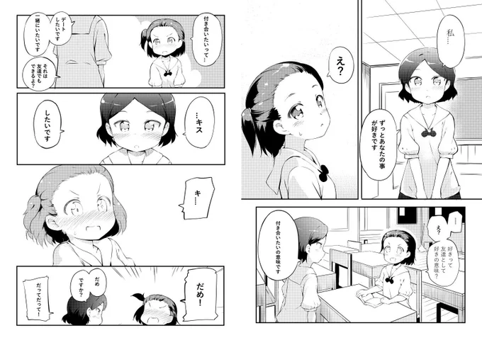 創作百合漫画です。
キスの話 