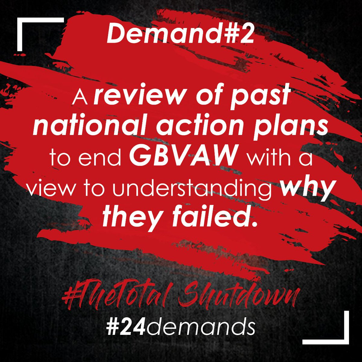 lerabosh's tweet image. #TheTotalShutdown #24Demands