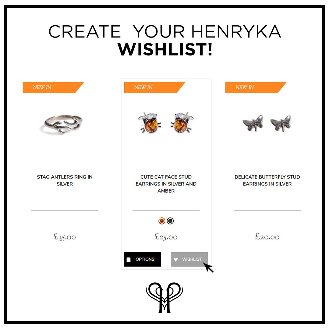 We know how hectic #Christmas time can be! 😣
So to make things easier we've added a handy #wishlist feature to our website! 
Keep an eye on those 'out of stock' items, create your dream jewellery list or simply use it to compare items before you buy!