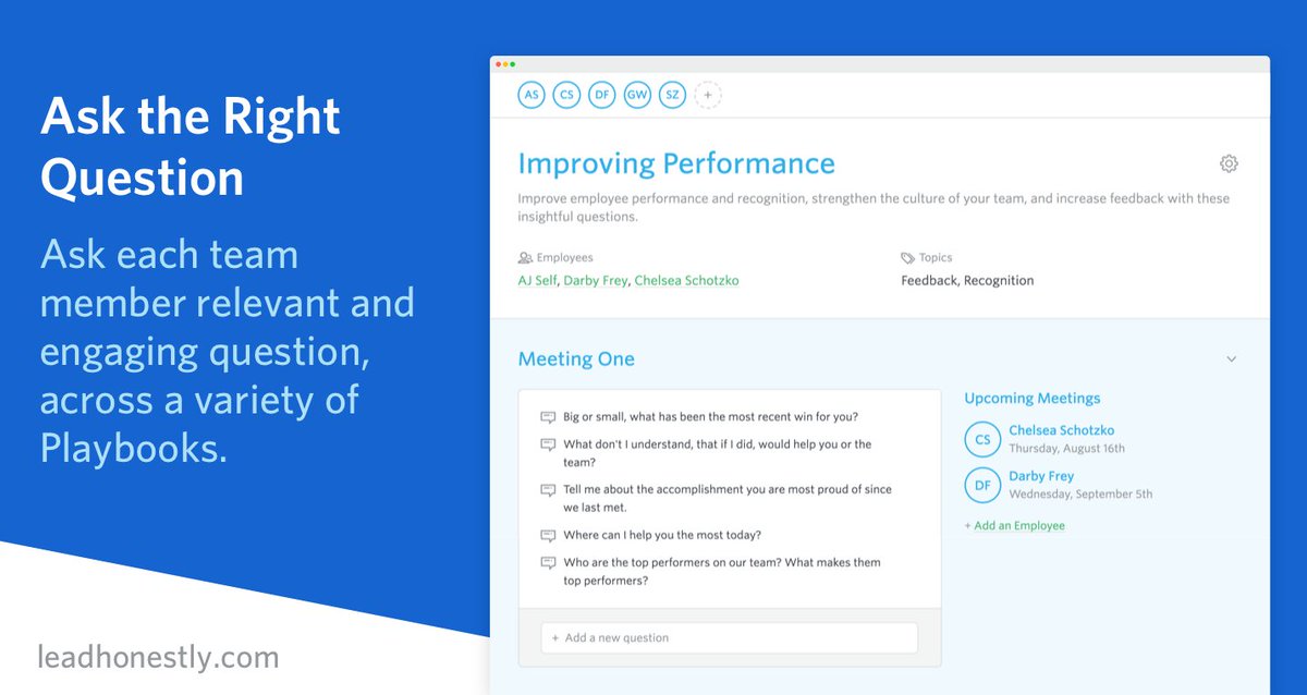 Today our 1-on-1 Meeting Playbooks are a featured product on <a href="/ProductHunt/">Product Hunt 😸</a>.

Stop by, check them out, and let us know what you think!

producthunt.com/posts/1-on-1-m…