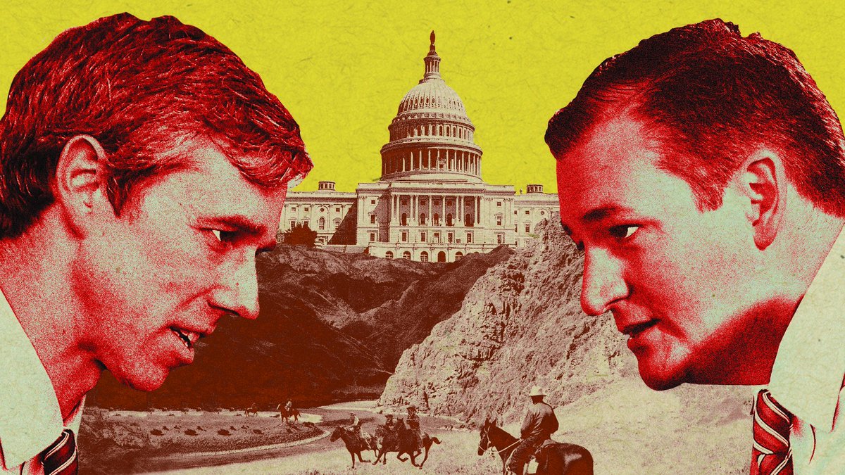 GQMagazine's tweet image. .@BetoORourke vs. @TedCruz and the fight for America, by @cd_hooks gq.mn/nSmrEij