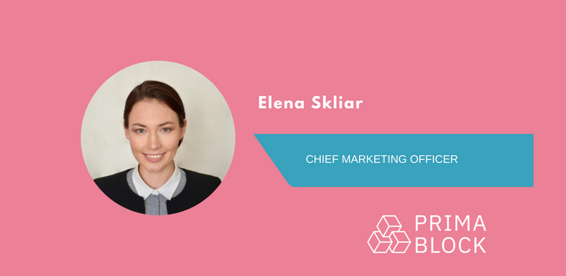 primablock's tweet photo. We are delighted to introduce Elena Skliar, chief marketing officer at #PrimaBlock 👩‍💼 We are growing our ranks by gathering talent that supports our rapid growth and contribute to our strategic development 📈
👉https://t.co/hFrF3aeXv9
#crypto #ICO https://t.co/CVelITUXYO