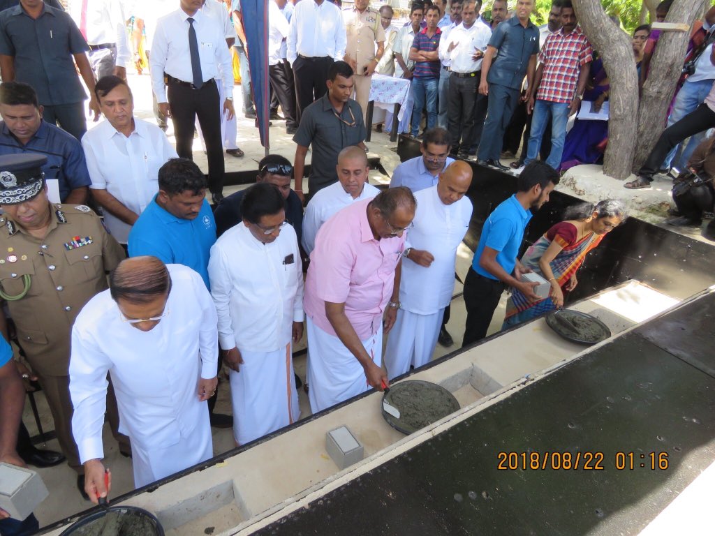 garikaalan's tweet photo. 1/ Foundation stone was laid to renovate one time iconic fisheries harbour of #Myliddy #KKS by Pre @MaithripalaS today;CM #Wigneswaran &amp; NPC  boycotted event as they were sidelined in North/Eastern Task Force for rapid development under which this project comes. #PowerDevolution https://t.co/1OvwrX4HKe
