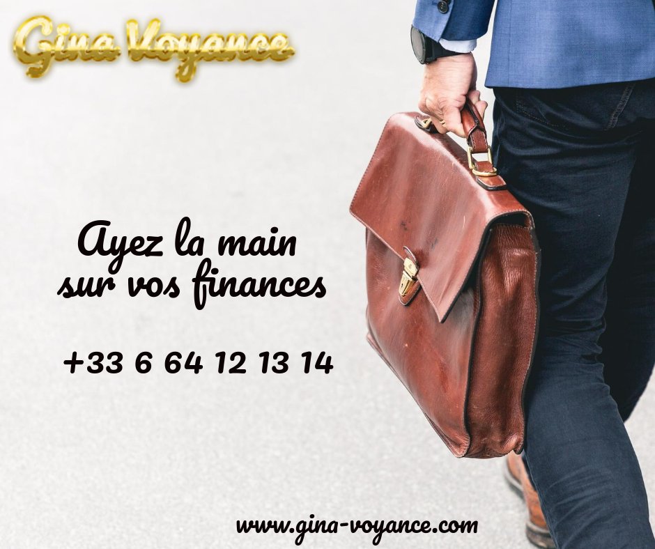 gina_voyance's tweet photo. Que vous ayez ou pas des soucis financiers, vous aurez toujours des questions qui vous taraudent l’esprit sur votre avenir financier. Je vous donnerai des conseils pour vous aider à vous améliorer financièrement. 
https://t.co/mlTEzEvMzc
#Gina #Voyance #Serieuse #Fiable #Finances https://t.co/IWkUzNUrJG