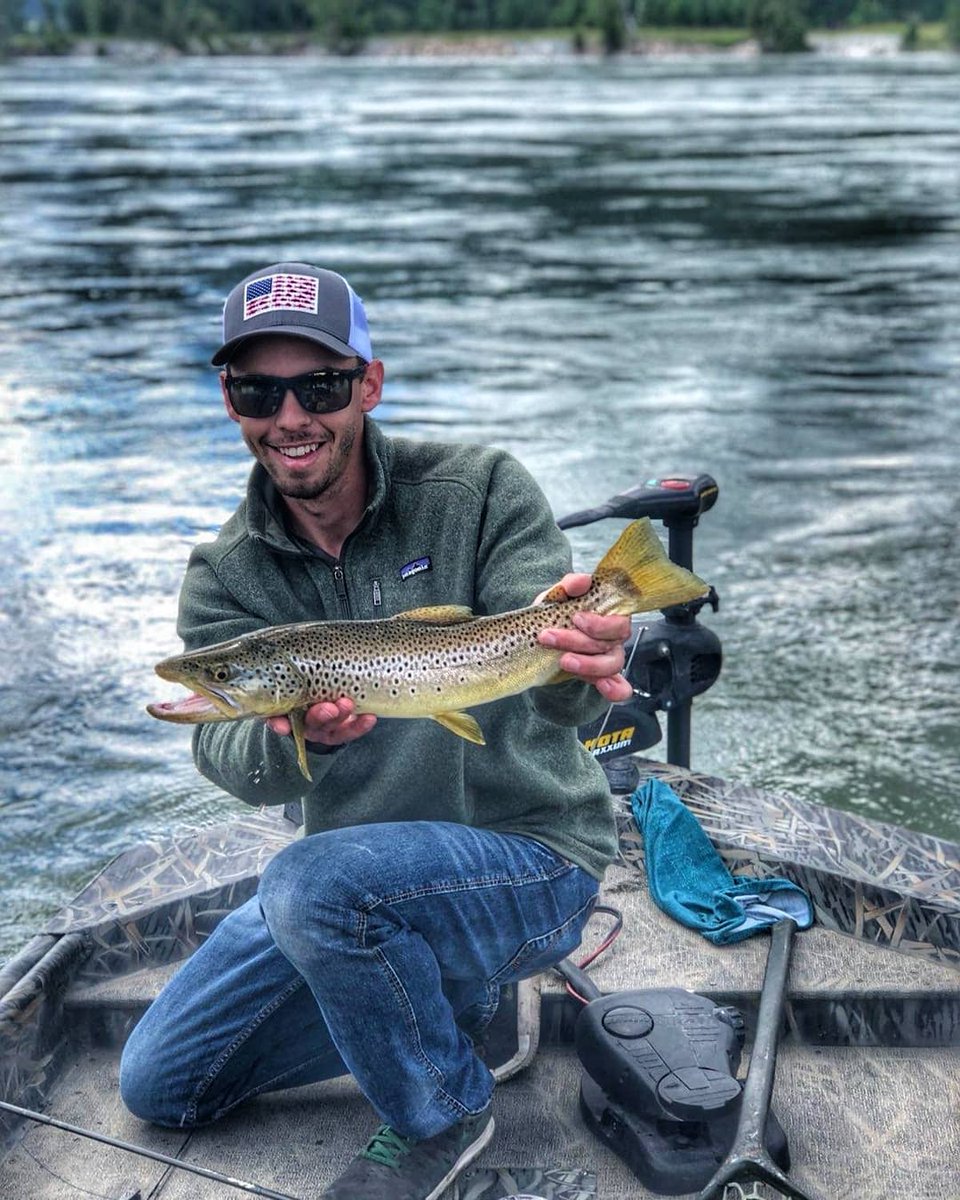 FishingMiranda's tweet photo. The browns were hungry today.  

 #flyfishing #catchandrelease #brown #findyourwater #fish #getoutdoors #idaho #fishing https://t.co/Q20s0TyKHh