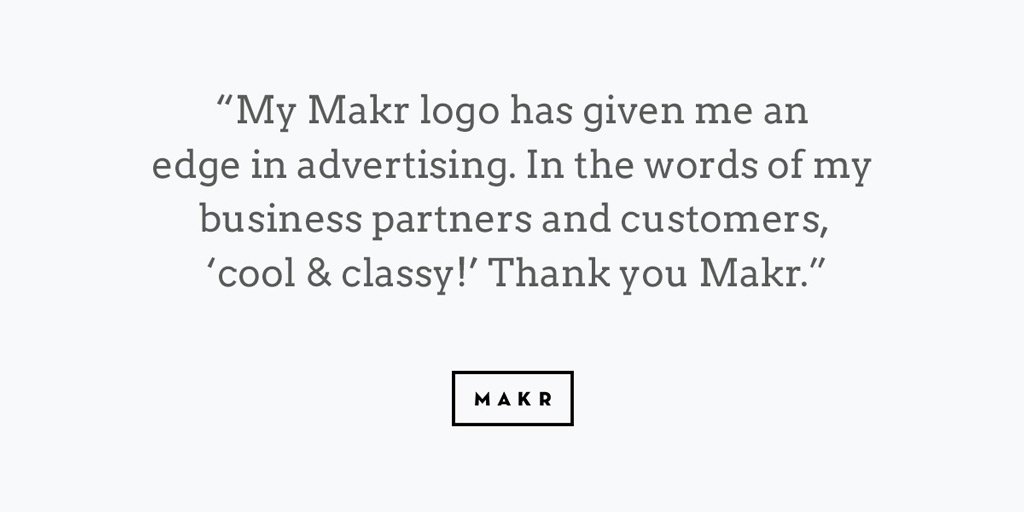 We love hearing from you! Your feedback keeps us motivated and helps to improve our products. Have something you want to share? Tweet us or email us at hi@makr.co