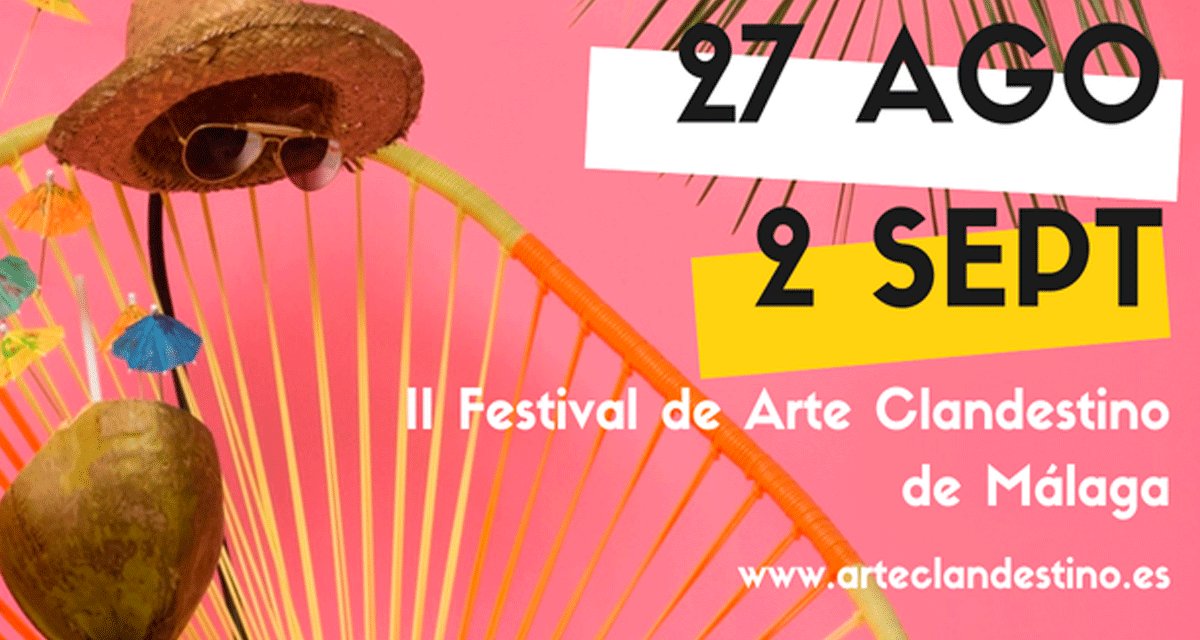 Música, teatro y danza contemporánea se dan cita en la segunda edición del Festival de Arte Clandestino, que se celebrará del 27 de agosto al 2 de septiembre en distintos espacios no convencionales y secretos del centro de la ciudad malagadecultura.com/2018/08/22/ii-…