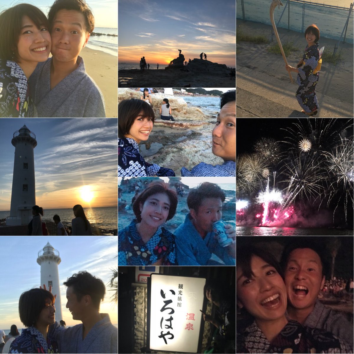 okechan0605's tweet photo. 今年は浴衣一緒に着れたのが本当にうれしかった💕夕日に癒されてまったり過ごして花火もきれいで✨また来年も行きたい！初めての海釣り🎣ハゼが2匹釣れた✨お家でさばいてくれて天ぷらに！小さいけどおいしくて命をいただくありがたみを感じました😢💕楽しそうな姿見れてよかった！（笑）ありがとう！ https://t.co/2ymuQMzuwD