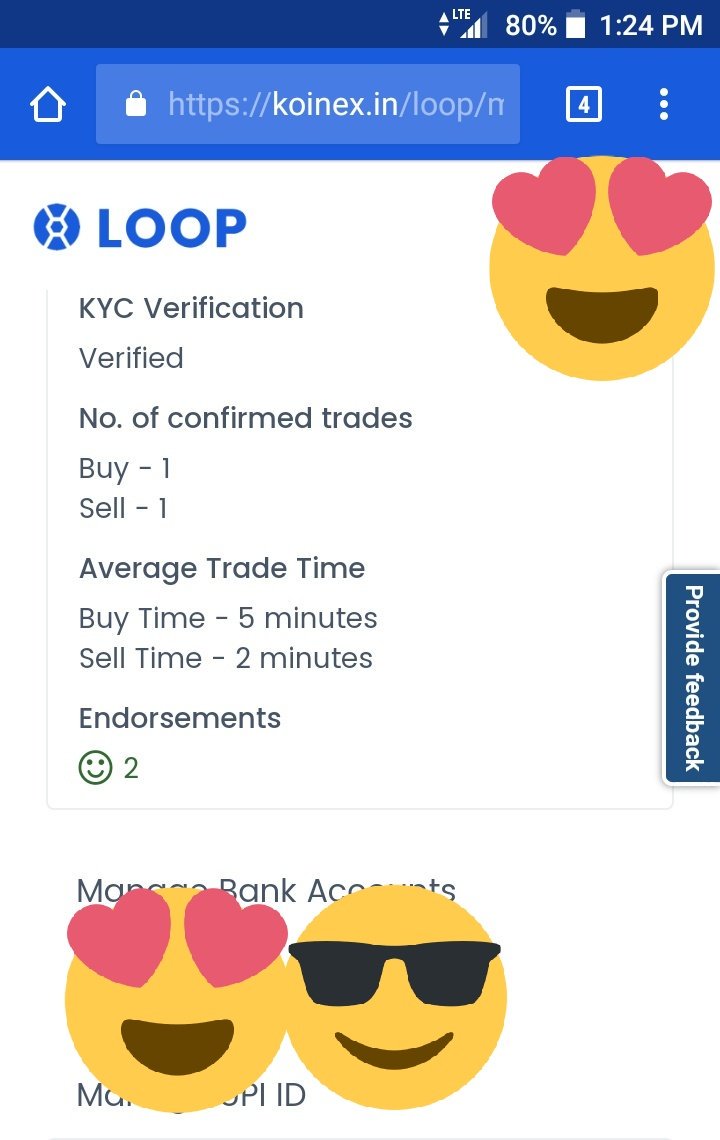 IamAsifIKhan's tweet image. I just traded on koinex using loop system First time and it is a very great . Thanks koinex for introducing loop system.
#Iamlooped #LoveBlockchain #OneYearOfKoinex