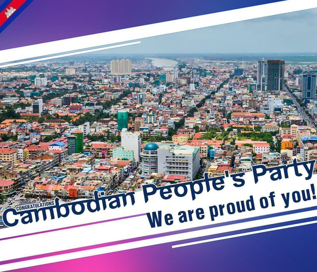 Cambodia123_Fan's tweet photo. Cambodian people's party.
We are pround fo you!!!
 #Cambodia #Hunsen #CPP #Number20 #Peace #Development #CambodiaElection2018 #ElectionCAM2018 https://t.co/SxqHUNNpOr