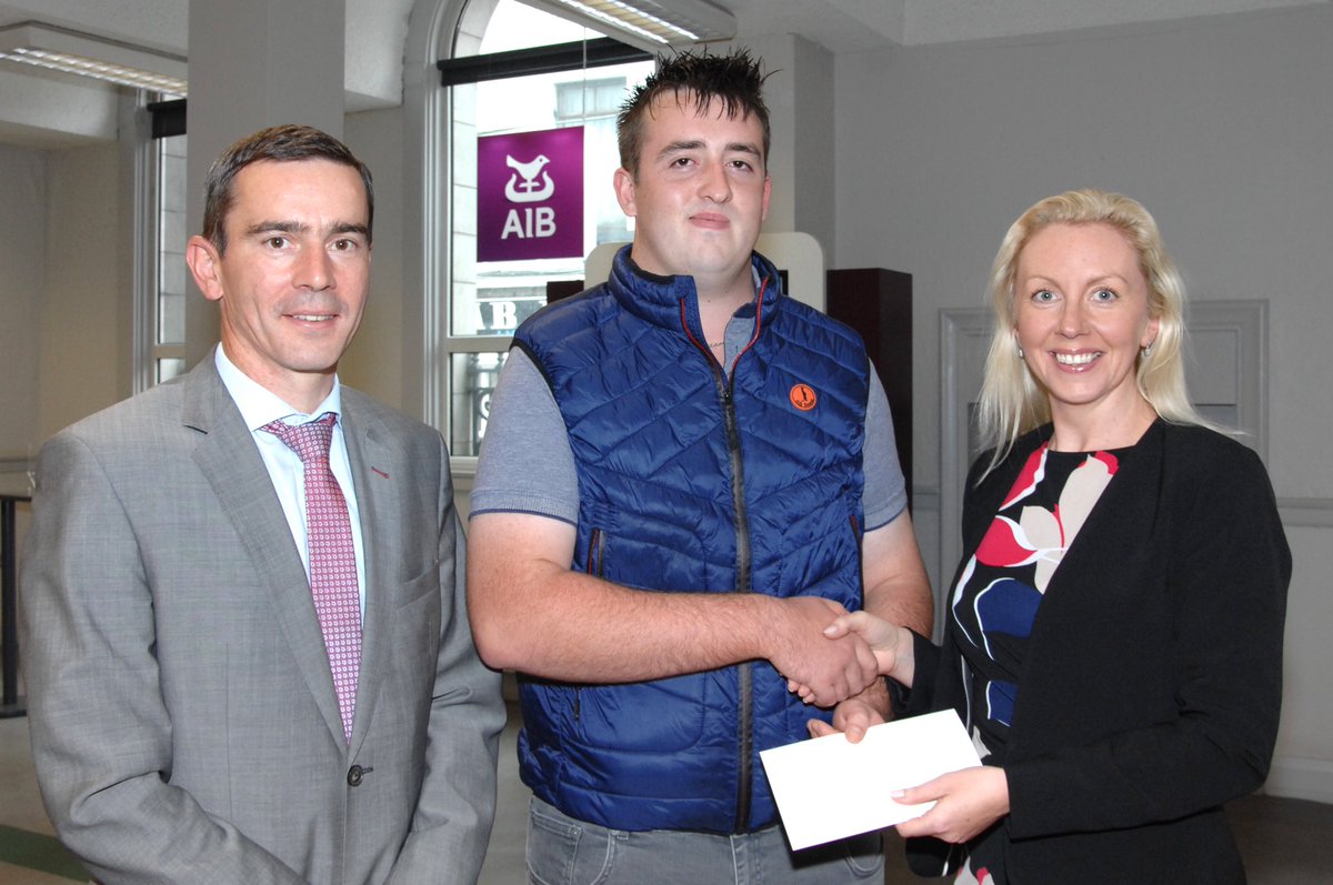 KennethDeery's tweet image. @AIBBiz presenting Darragh Cunniffe with Texel Sheep Farmer of the year award &amp;amp; runner up in the AIB @teagasc Farmer business plan award. He is a former student of Mountbellew Agri College...#backingdoing #Congratulations
