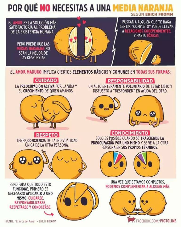 ousset's tweet image. Recuerda que no necesitas medias naranjas ;-) #parejas