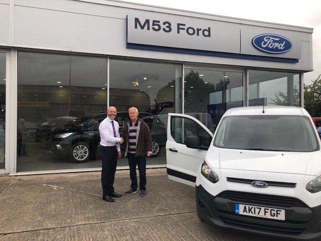 Thank you again Mr Hensey, enjoy your Transit Connect..from all at M53 FORD