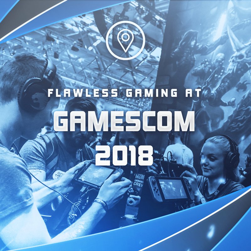 FlawlessGamingI's tweet photo. [#Gamescom2018] The wait is over!
@gamescom starts today for all of us! 

We wish you a great time and hopefully a lot of fun!

#FlawlessFamily https://t.co/oEUZNjb3tw