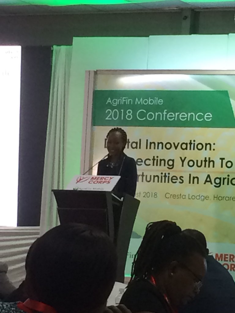 zivai007's tweet photo. @AgriFinMobile @mercycorps #ourownteammate,Jerioth Mwaura Product Innovation and partnerships manager, sharing what investors look for if you are to apply for a loan or Grant. https://t.co/0jZTIq0KTA