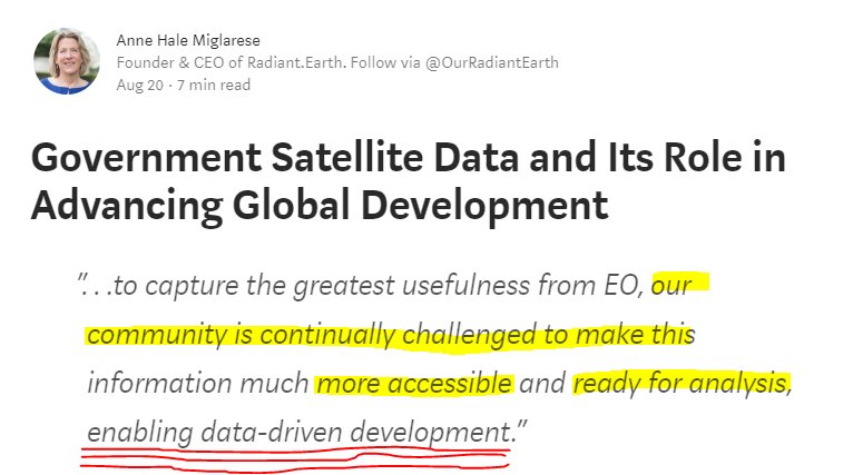 Great piece by @OurRadiantEarth on the Importance of Open EarthObservation data and which governments support access to it. Habari ndio hiyo! #AFDataCube @KenyaOpenData @RCMRD_ @Data4SDGs @GEOSEC2025  @JacquieMcGlade