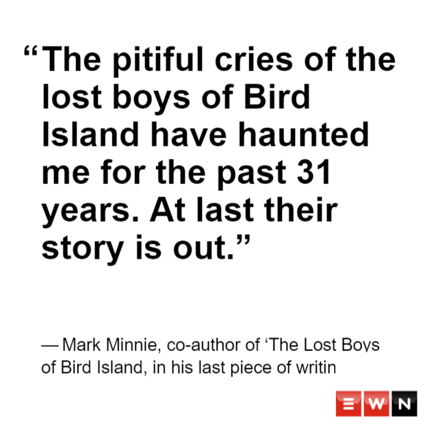 ewnupdates's tweet photo. [ICYMI] #MarkMinnie's words in his last piece of writing addressed to his co-author Chris Steyn and his family. https://t.co/ZjUpQCfo3M https://t.co/fLI0ezBopT
