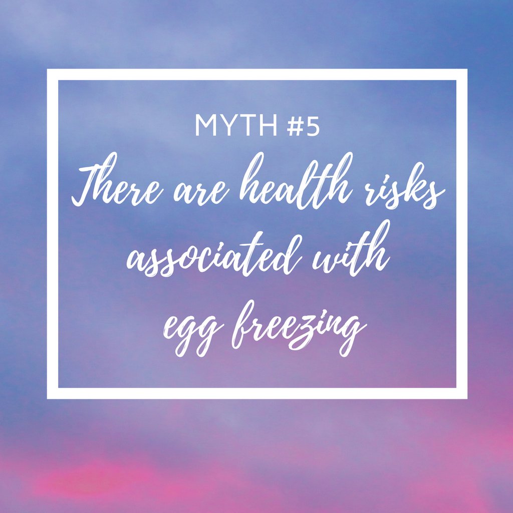So far there have been no proven health risks associated with egg freezing. Babies that have been born from thawed eggs are healthy.

#infertility  #eggfreezing #myths #fertilitymyths #eggfreezingmyths