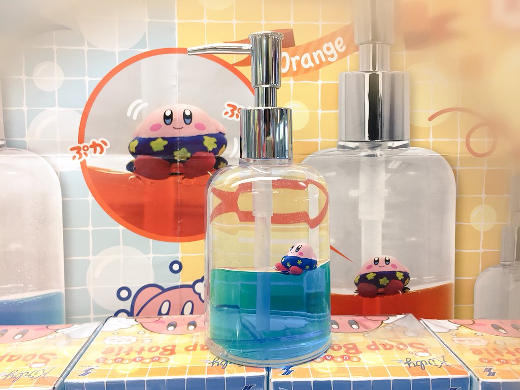 星のカービィぷかぷかソープボトル