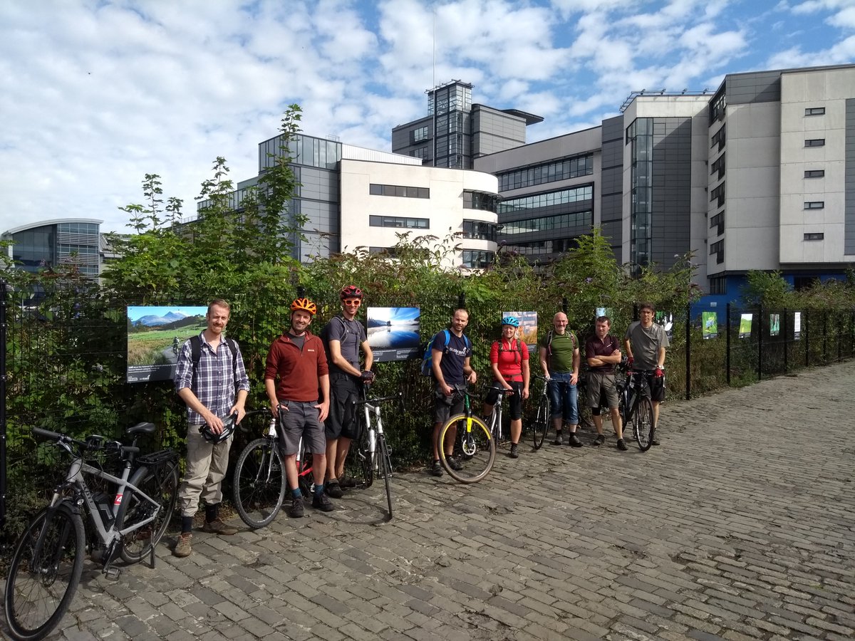 WWCTrustScot's tweet image. Some of our #NetworkDevelopment Team stopped by the Go Wild exhibition on the Union Canal yesterday. The shortlisted photos will remain on display until the end of the month as part of the Edinburgh Fringe Festival! #NCN754 #WildNCN #IntoTheUnknown