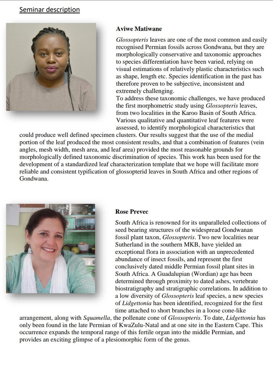 UdeMischa's tweet photo. My supervisor and I will be presenting a seminar series in the Botany Department, tomorrow the 23rd of August. We will be discussing all things palaeobotany and palaeoentomology. ๐๐๐๐ฆ๐ฑ๐ฟ #WomeninSTEM #phdlife #PhDchat #scicomm #AcademicTwitter #science https://t.co/j5Xiyo3qeN