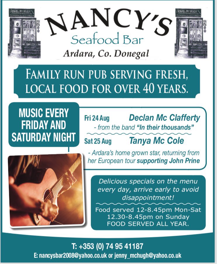 Art exhibition opening this Friday, music Friday and Saturday night from 10- join us for a great weekend!