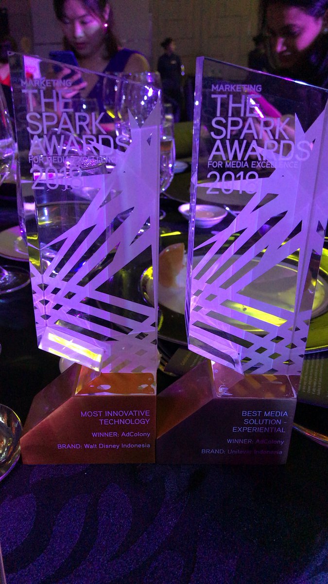 AdColony_EMEA's tweet image. It just wouldn't be August without us team bringing home #awards from The #SparkAwards! Two gold for "#PiratesoftheCaribbean - #SalazarsRevenge" and two bronze for Rexona #SEAGames! #Awards #Skylab #mobileads