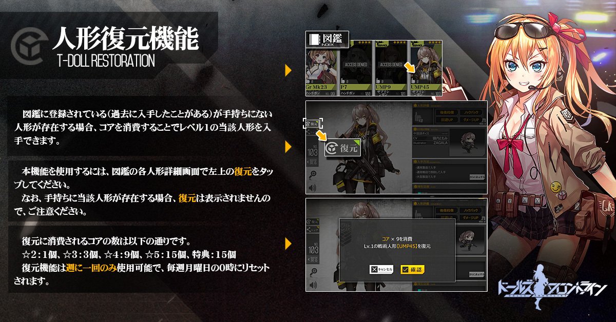 ドールズフロントライン 攻略wiki Dfrontline Wiki Twitter ドールズフロントライン 攻略wiki Dfrontline Wiki Twitter