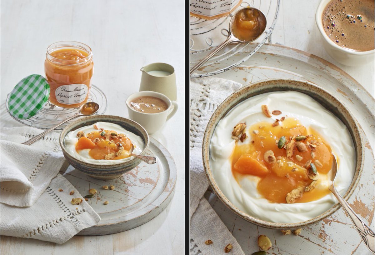 Behind the scenes today at the Bonne Maman Breakfast Compote shoot... #watchthisspace #bonnemaman #breakfast #compote