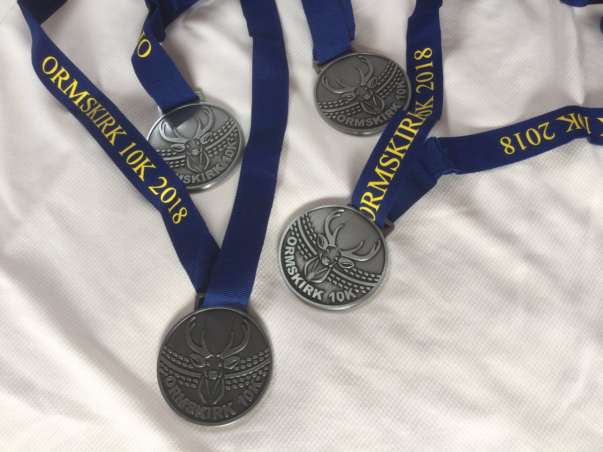 Medals have arrived, get signed up and join in what is always a great day. ormskirk10k.co.uk