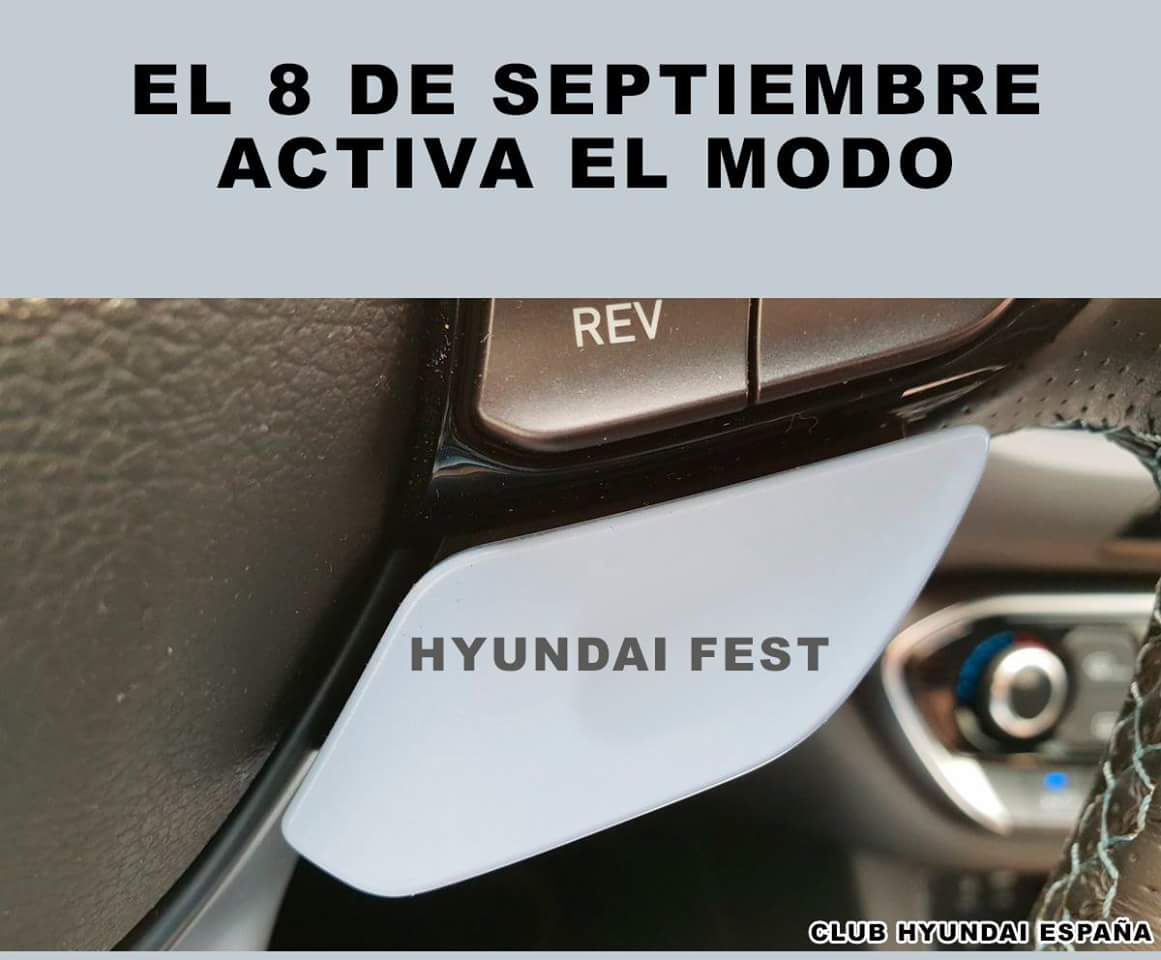 El 8 de Septiembre activamos #modo #HyundaiFest <a href="/HyundaiEsp/">Hyundai España</a> <a href="/HyundaiPR_es/">Hyundai Prensa</a> <a href="/HMSGOfficial/">Hyundai Motorsport</a> <a href="/HCompeticion/">Hyundai Competición</a> <a href="/HyundaiEurope/">Hyundai Europe</a>
