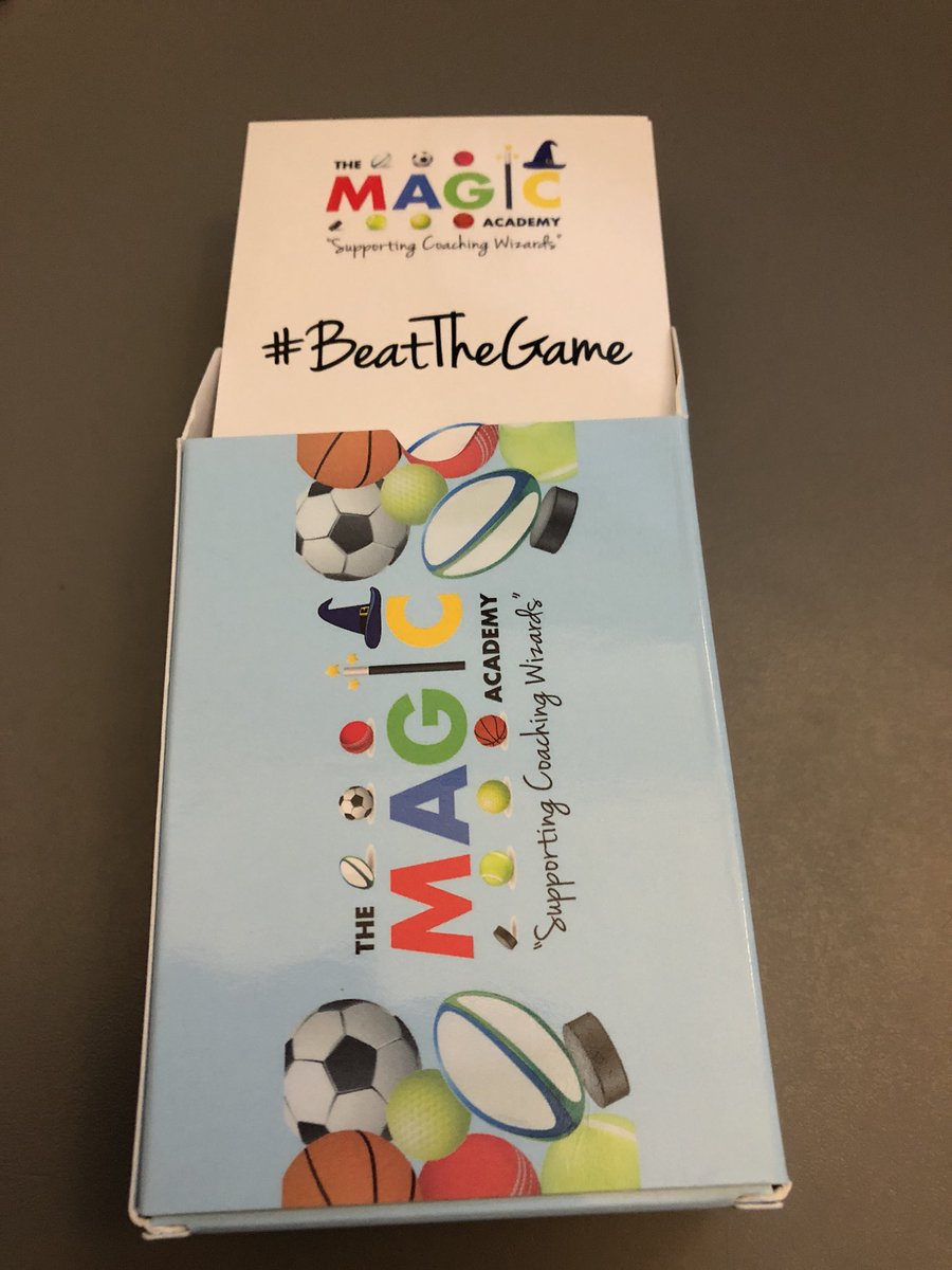 They’re Here #BeatTheGame @TheMagicAcad @russellearnshaw  thanks I can’t wait to use them