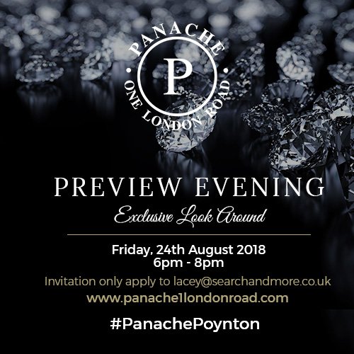 If you are an #influencer or #nwblogger based in and around #poynton, then we need you! Join us this Friday for an EXCLUSIVE preview of the brand new <a href="/PanachePoynton/">Panache - One london road</a>!
To express interest, please email lacey@searchandmore.co.uk with your link/handle xx