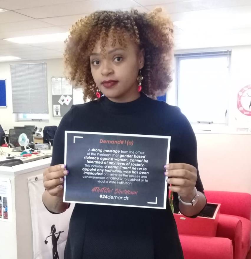 CharleneHarry's tweet image. #24Demands #TheTotalShutdown @AA_SouthAfrica @ActionAid