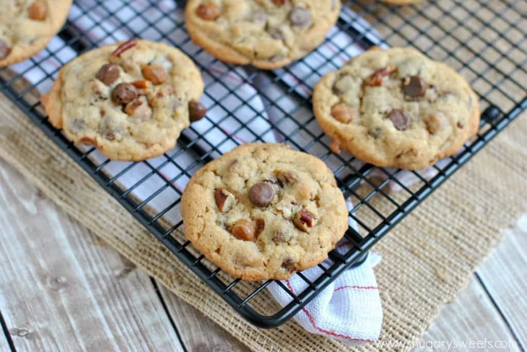 Caramel Pecan Chocolate Chip Cookies #RecipeOfTheDay buff.ly/2N61R3O