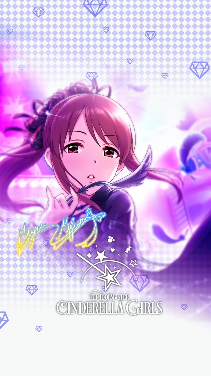 じょにーp Twitter પર 思い付きiphone壁紙 語らいの明眸 三船美優 デレマス Iphone壁紙デレステ 三船美優