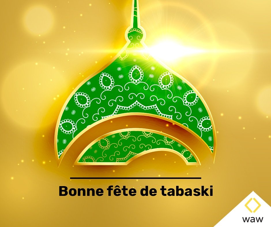 wawtelecom's tweet photo. WAW vous souhaite une bonne fête de la Tabaski à vous et votre famille
#Tabaski2018 #wawtelecom #AidElKebir #Kebetu https://t.co/FRmr6zwy4m