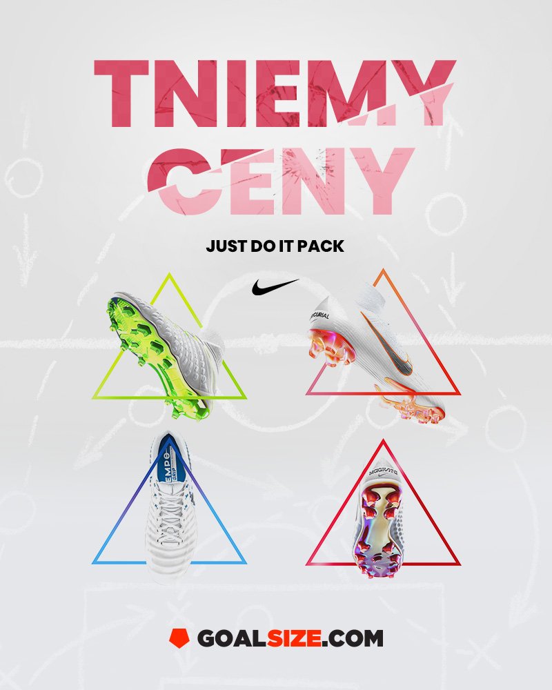 GoalSize_com's tweet photo. Uwaga, mega okazja!
Obcinamy ceny korków z mundialowej kolekcji Nike "Just Do It"! ✂️✂️✂️

🛒 https://t.co/gNuckoh4NO

https://t.co/ZMao20UCu2 | #FootballFIRST https://t.co/N6TjGnPgV7