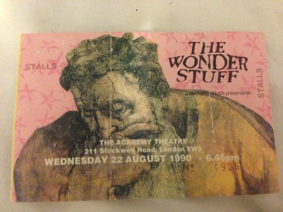 28 years ago and my first trip to @O2academybrix to see the mighty @thewonder_stuff , @mileshuntTWS God bless the fucking lot of us! #thewonderstuff #brixtonacademy #godblessthefuckinglotofus