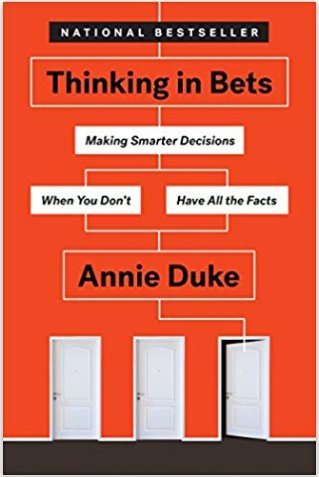 #Thinkinginbets by @AnnieDuke tells you how to develop true long term edge in games where short term outcome is heavily dependent on both #skill and #luck

Good Read !

@Gautam__Baid @farnamstreet @NeerajMarathe @Invest_Books @morganhousel @midcap_mantra @MashraniVivek