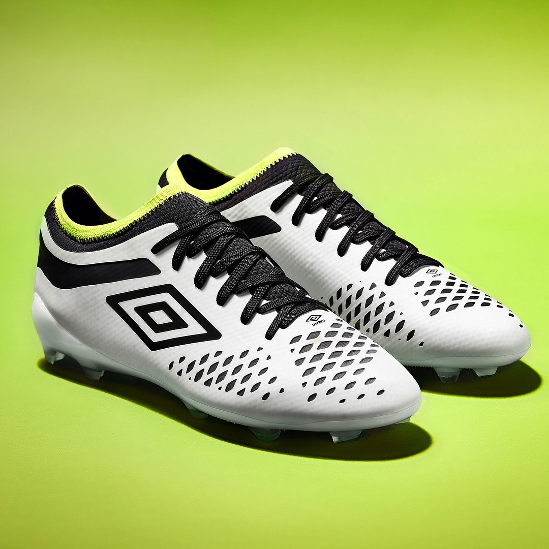 The Velocita 4 Pro - Unbelievably Fast Objects. Available in white, black and acid lime at Stadium ME 
#stadiumme <a href="/umbro/">Umbro</a>