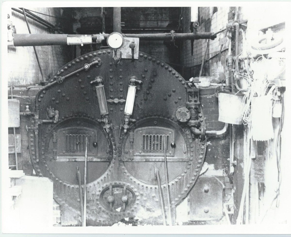 DissHT's tweet image. Did you know that the Boiler House in Cobb’s Yard houses the front of the boiler which powered the machines in Aldrich Bros Brush and Matting factory? Pick up a ‘Brush with the Past’ brochure from the @DissCornHall Box Office to discover more links to Diss’ brush making past.