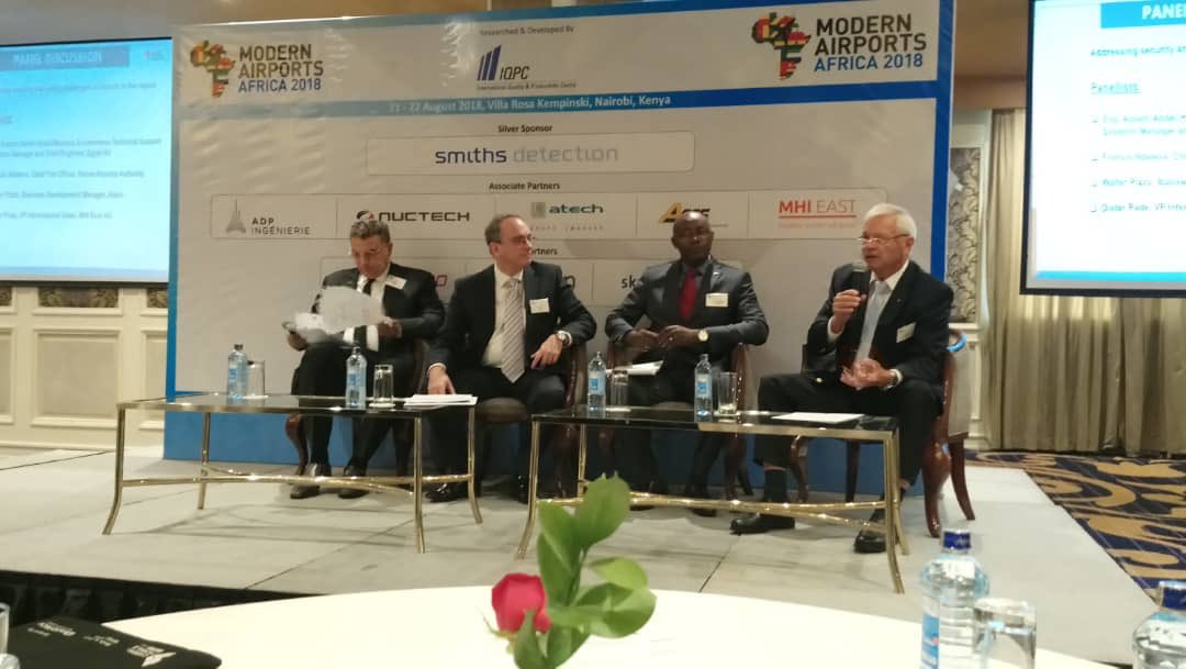 aviajoin's tweet photo. PANEL DISCUSSION: Addressing security&safety challenges of Airports in the region. Fire fighting using the help of tech mgt by Chief Fire Officer,@KenyaAirports during the Modern Airports Africa 2018 conference,Nairobi. @icao,@iqpcmena #aviationafrica @Africanairports,#MAA2018 https://t.co/AjWLm8F4xp
