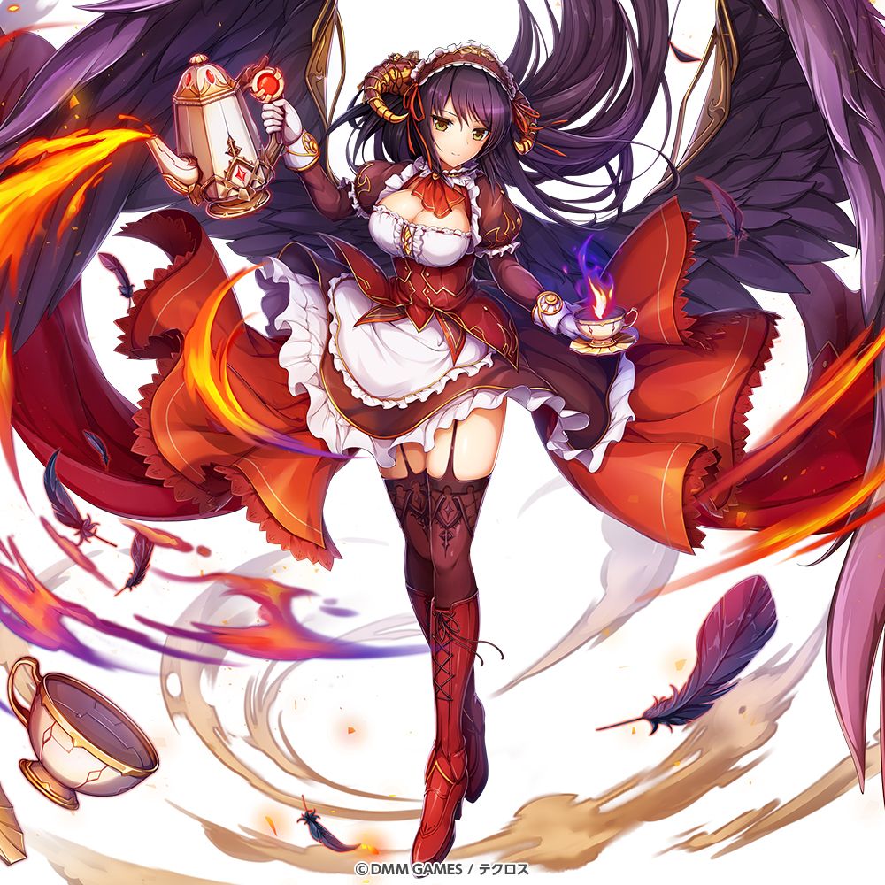 5日目の最後は神姫『SSR [黒焔のメイド]アモン』じゃ！ わしのアモンが