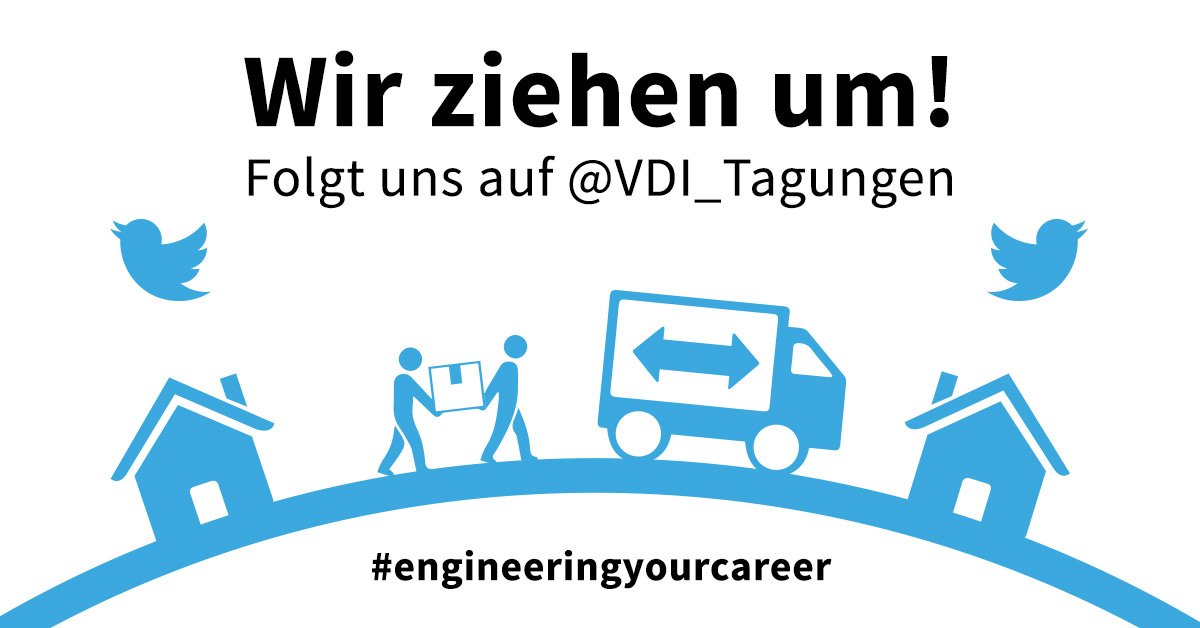 Follower aufgepasst: Wir ziehen um! Ab heute geht es auf @VDI_Tagungen weiter mit spannenden Beiträgen rund um Industrie 4.0, IT Security, Automation und vieles mehr! Folgt uns und bleibt weiterhin up to date! #VDIwissensforum #engineeringyourcareer