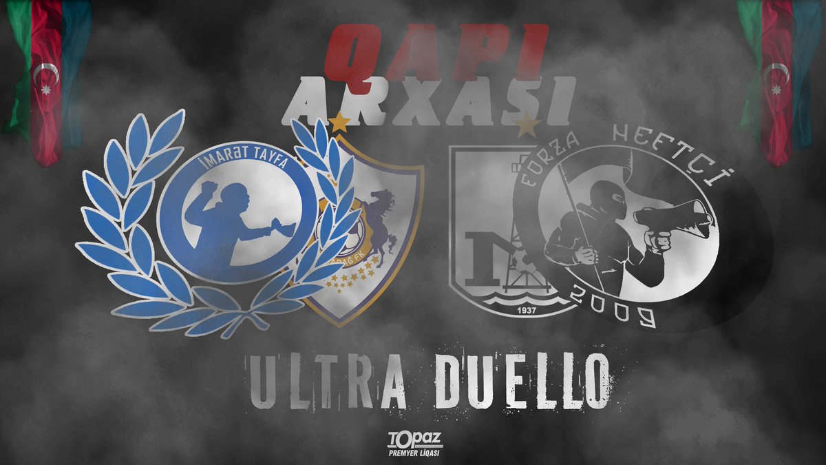 QapiArxasi's tweet photo. Azərbaycan futbolunun ultra duello'suna 4 gün qaldı! 💥 Məkan: Suraxanı, Azersun Arena / 20 :30
#QarabağFK #İmarətTayfa #NeftçiPFK #ForzaNeftçi #QapıArxası https://t.co/hTiC20fnIK
