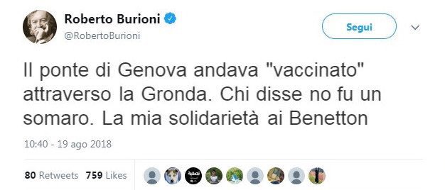 Roberto Burioni On Twitter Su Twitter Ci Sono Numerosi Utenti Appena Registrati Che Postano Immagini Minacciose Nei Miei Confronti E Tweet Falsi Come Questo Che Non Ho Mai Scritto Https T Co Ayfljtdvhm