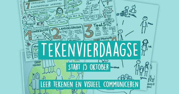 Doe je mee met de Tekenvierdaagse? Hij start op 15 oktober. Aanmelden kan via tekenvierdaagse.nl