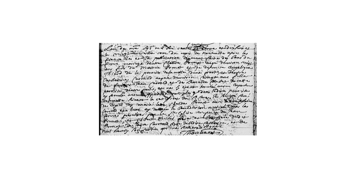 LDGenealogie's tweet photo. #1J1LMystère Famille #PRUNOT impossible de remonter plus loin à La Motte Saint Jean (71)
#LacunesRegistreLaMotteSaintJean #Archives71
J'espère arriver à prouver la filiation de mon aïeul #PRUNOT Martin marié à #FEBVRE Anne (acte de baptême et mariage à retrouver) https://t.co/suB4tkpfLR