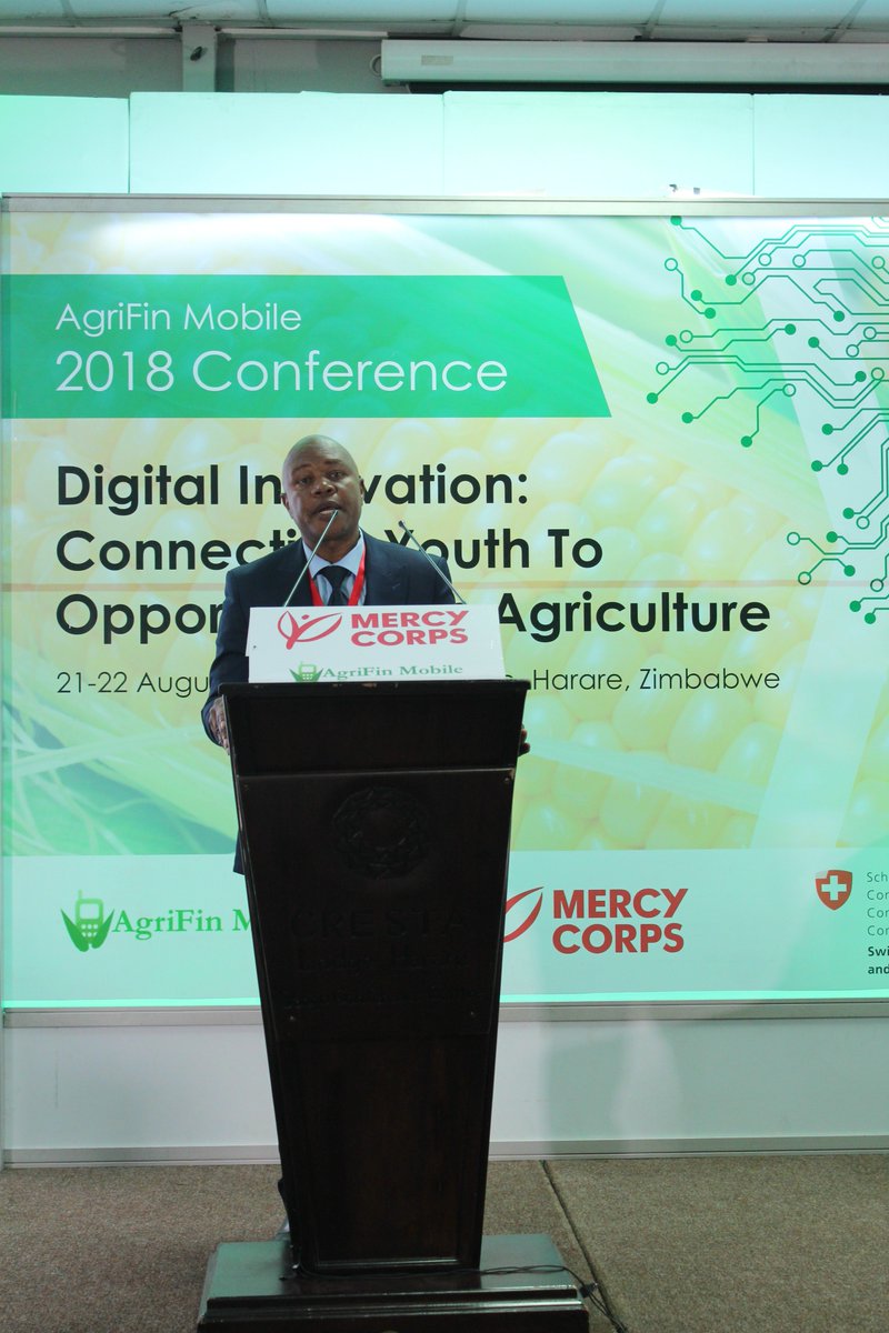 zfu_official's tweet photo. Closure keynote: Kennedy Matikiti from the Embassy of Switzerland. "Us as SDC, We remain committed to support our youth in terms of youth empowerment," #AgriFinMobileZim  @mercycorps  @AgriFinMobile https://t.co/NTKohCUz4y